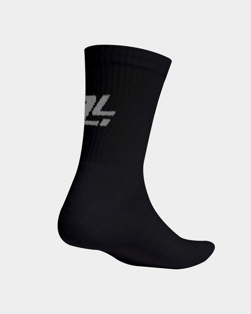 Logo Socks Black Grey