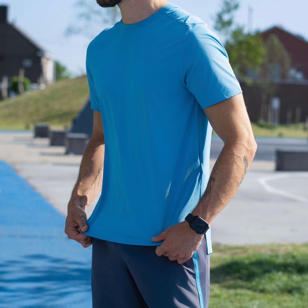 Under Armour Launch Elite Short Set Blue Grey