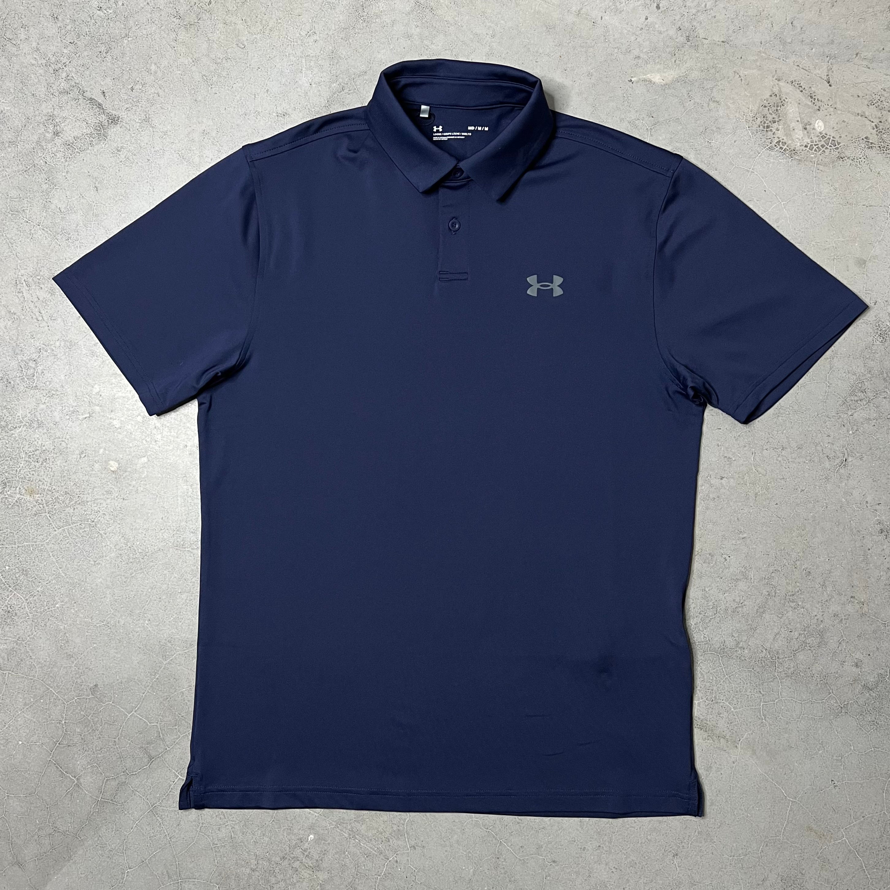 Under armour sales navy polo