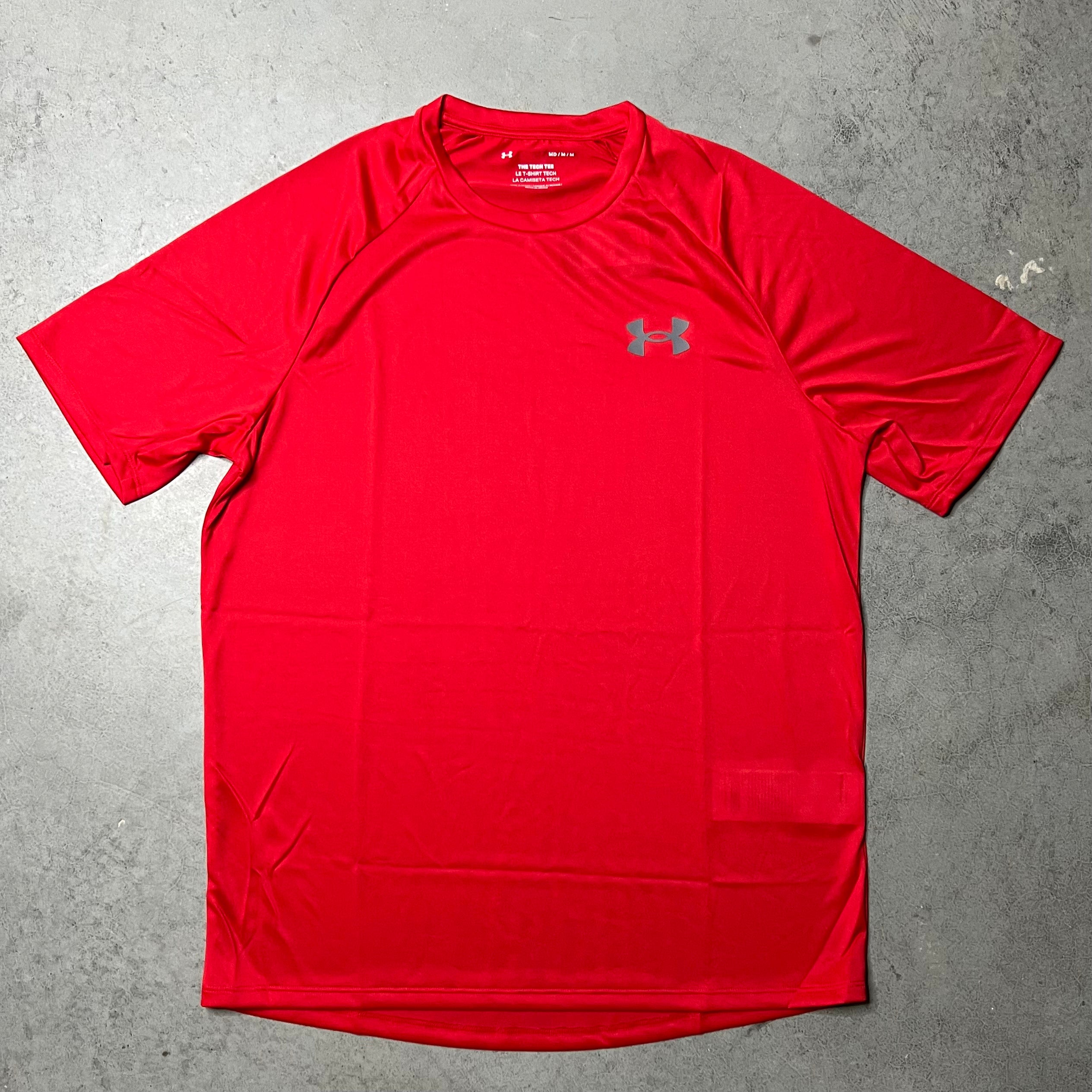 under armour tech textured t shirt pink