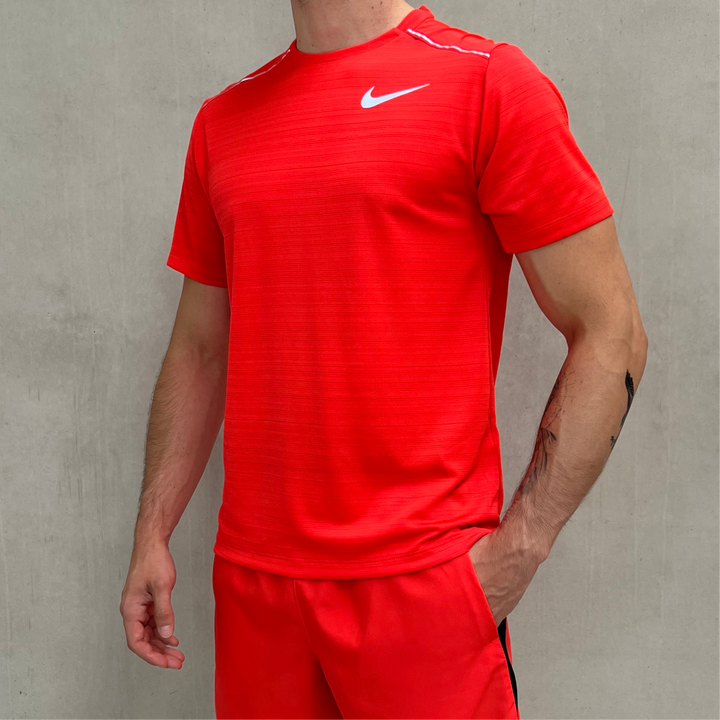 Nike Miler T-Shirt Rushed Red