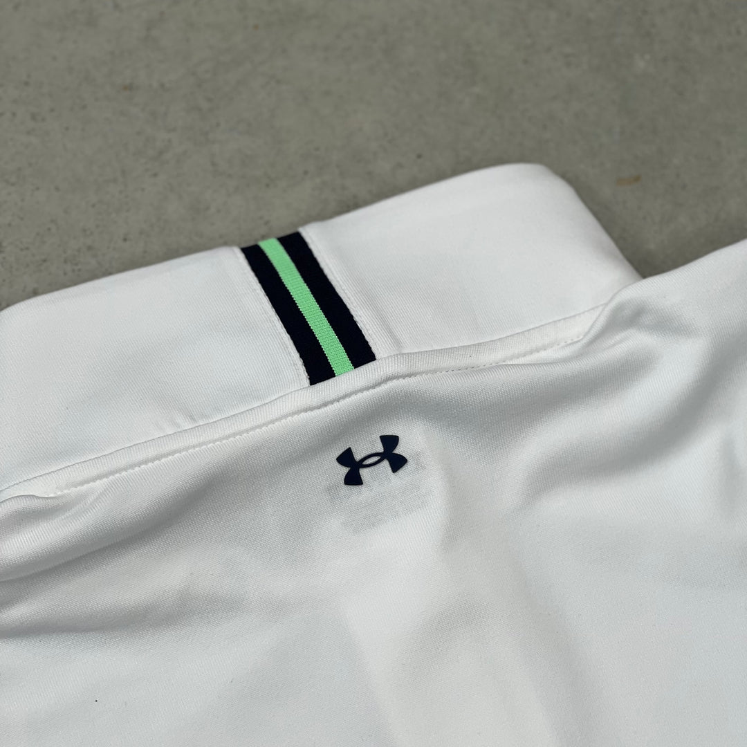 Under Armour Half-Zip Set White Black Women