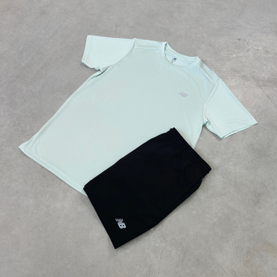 New Balance Short Set Mint Black