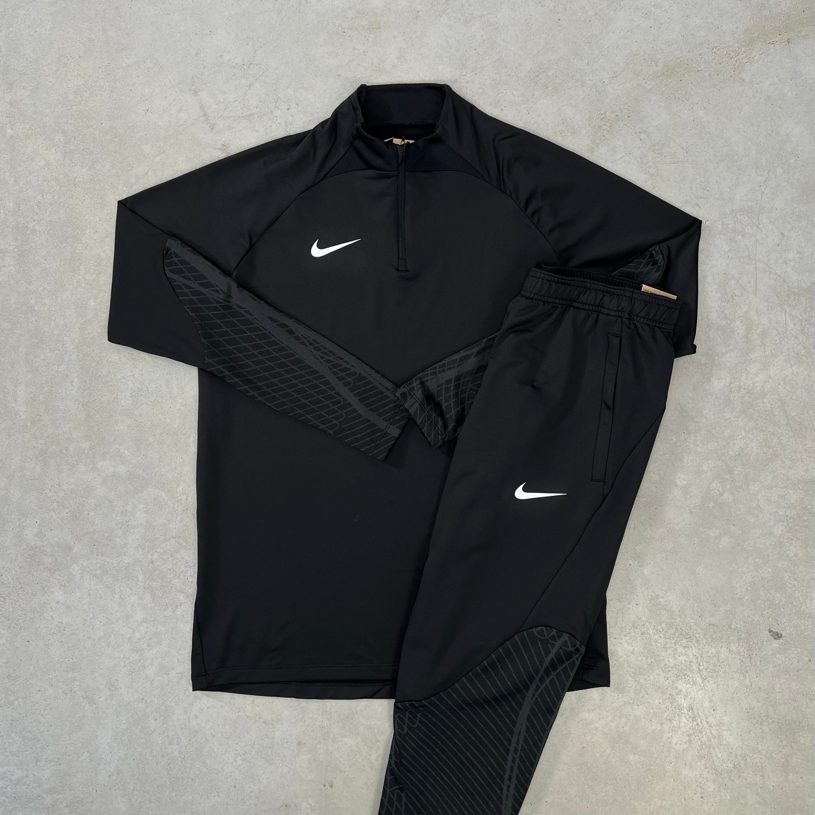 Nike Strike Half Zip Tracksuit Black