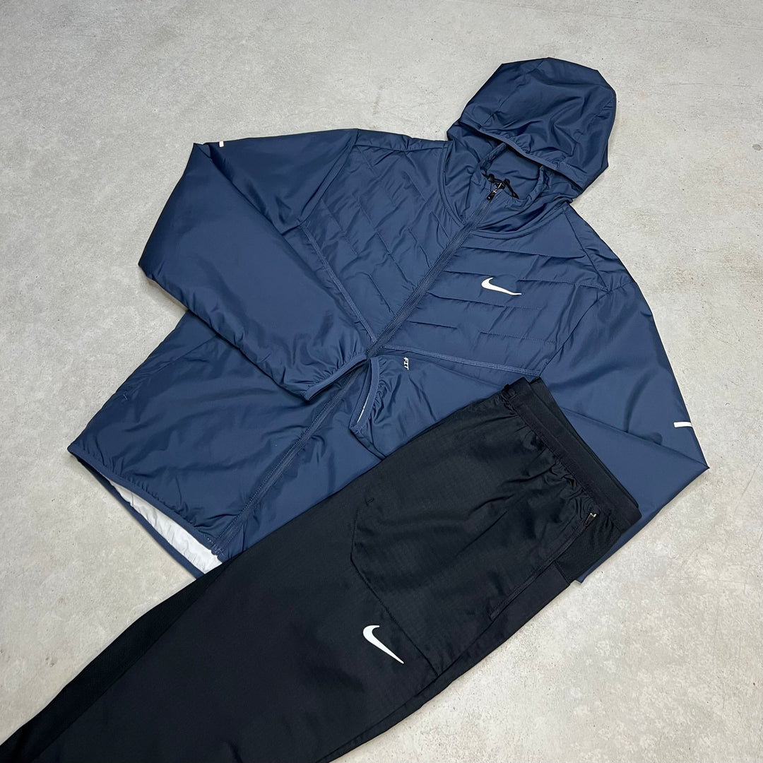 Nike Aerolayer Jacket Tracksuit Navy Black