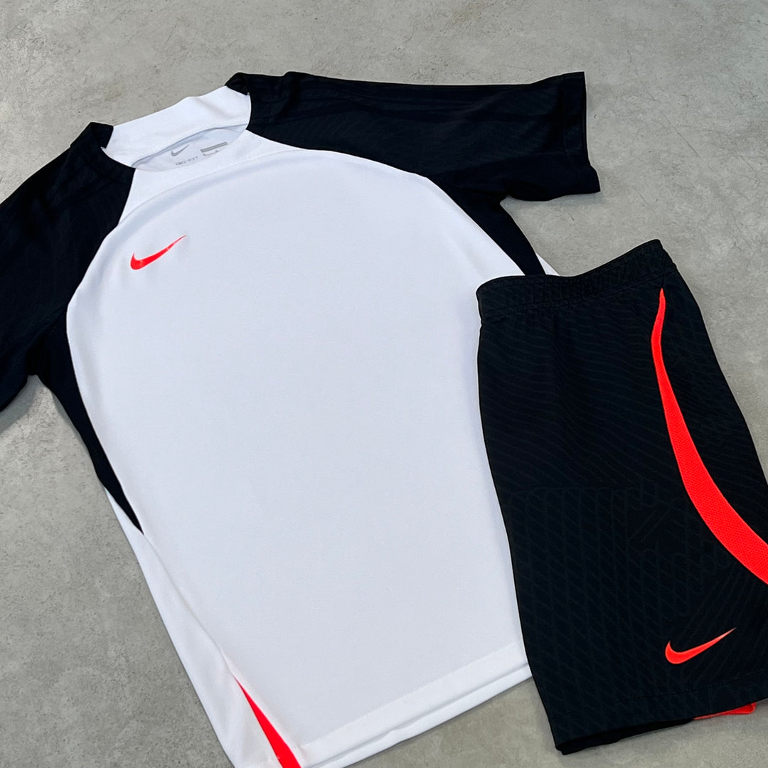 Nike Dri-Fit Short Set Black White