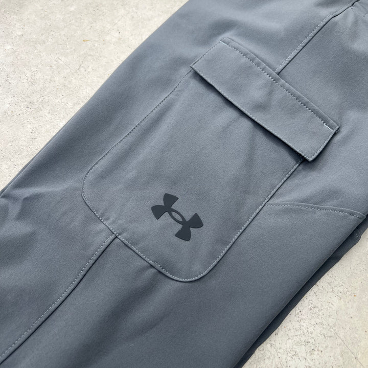 Under Armour Stretch Woven Cargo Trousers Grey