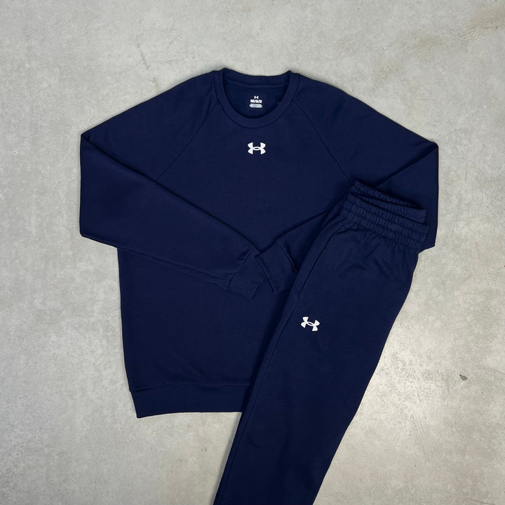 Under Armour Fleece Tracksuit Navy