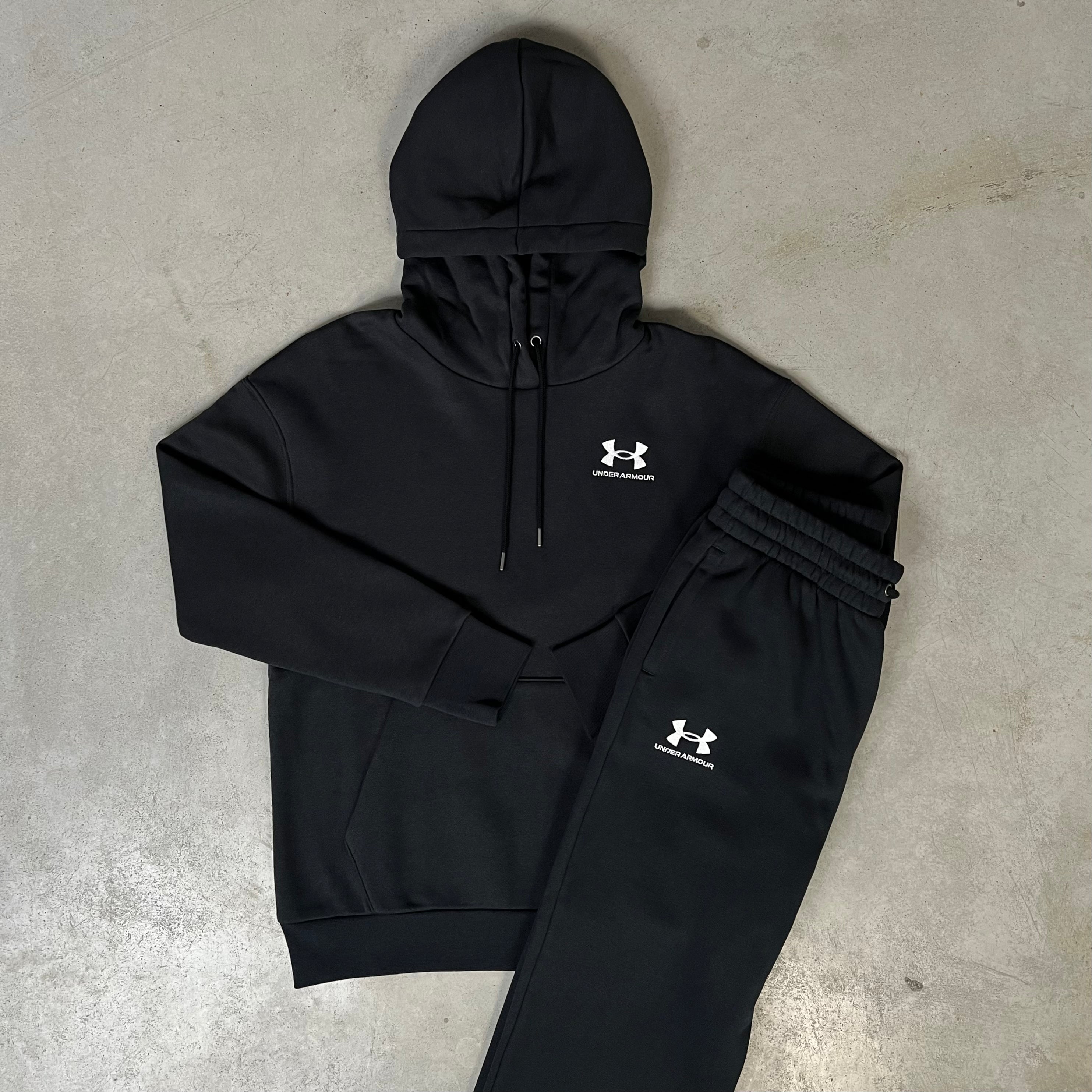 Under armour hot sale hoodie tracksuit