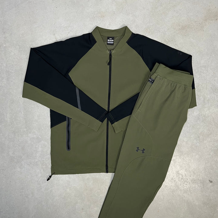 Under Armour Unstoppable Tracksuit Black Khaki 24motions
