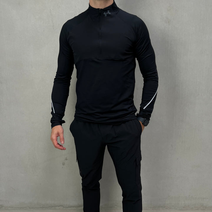 Under Armour Qualifier Half-Zip Cargo Tracksuit Black