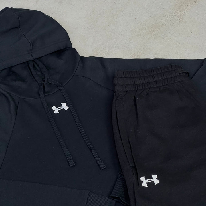 Under Armour Fleece Hoodie Tracksuit Black