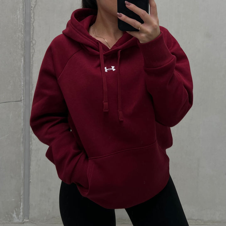 Under Armour Fleece Hoodie Bordeaux Red Women