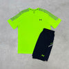 Under Armour Utility Short Set Green Navy