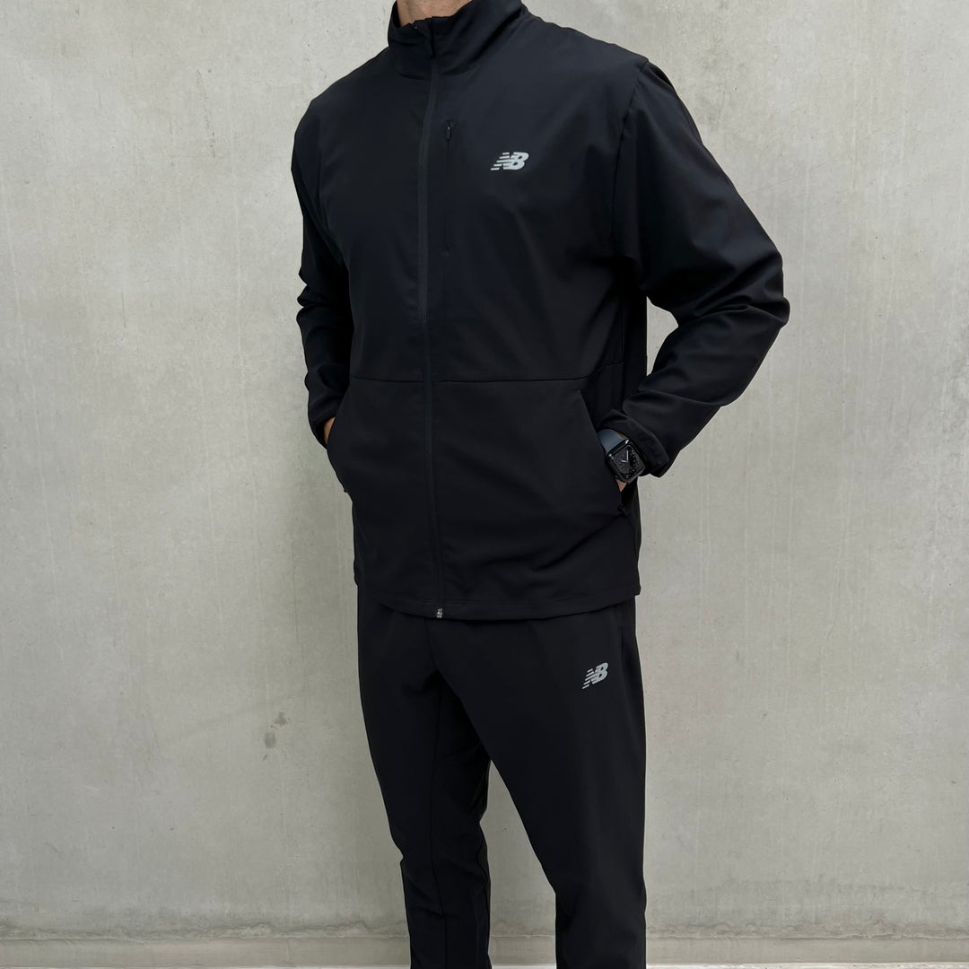 New Balance Woven Tracksuit Black