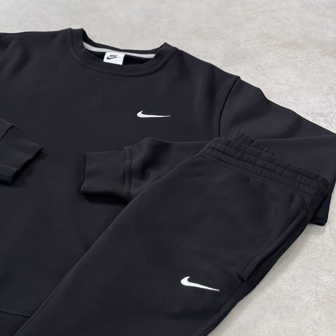 Nike Fleece Tracksuit Black