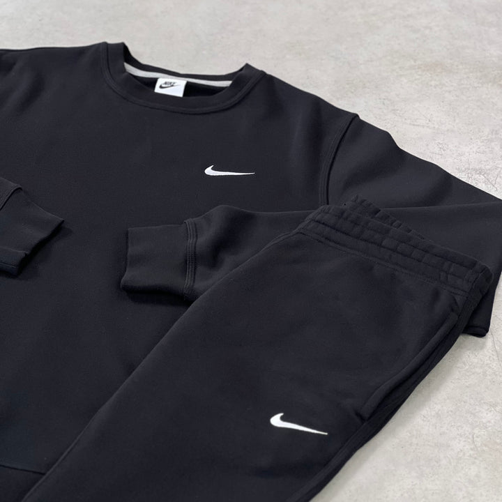 Nike Fleece Tracksuit Black