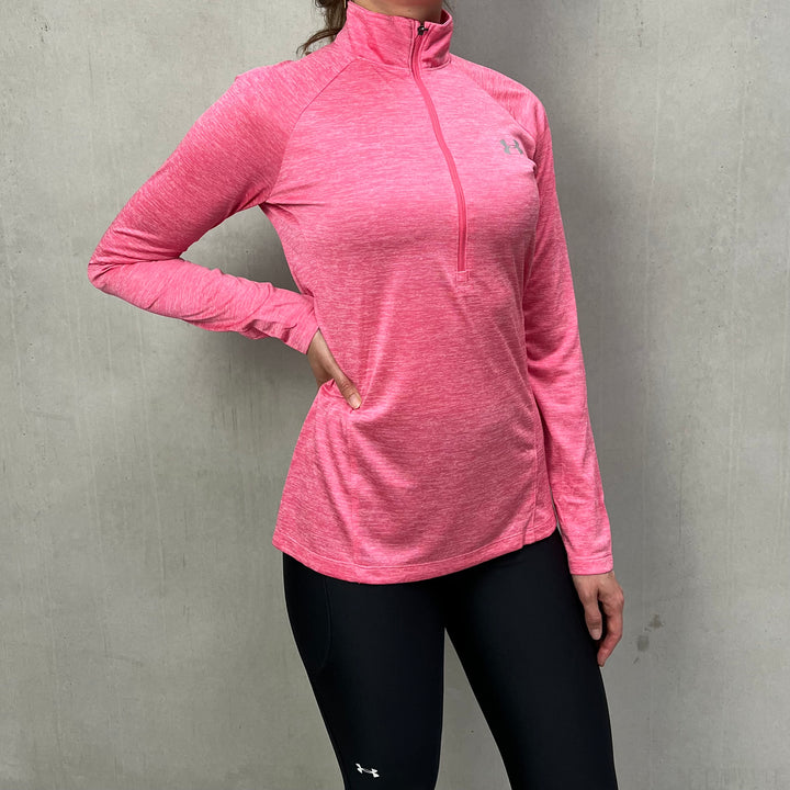 Under Armour Half-Zip Pink Women