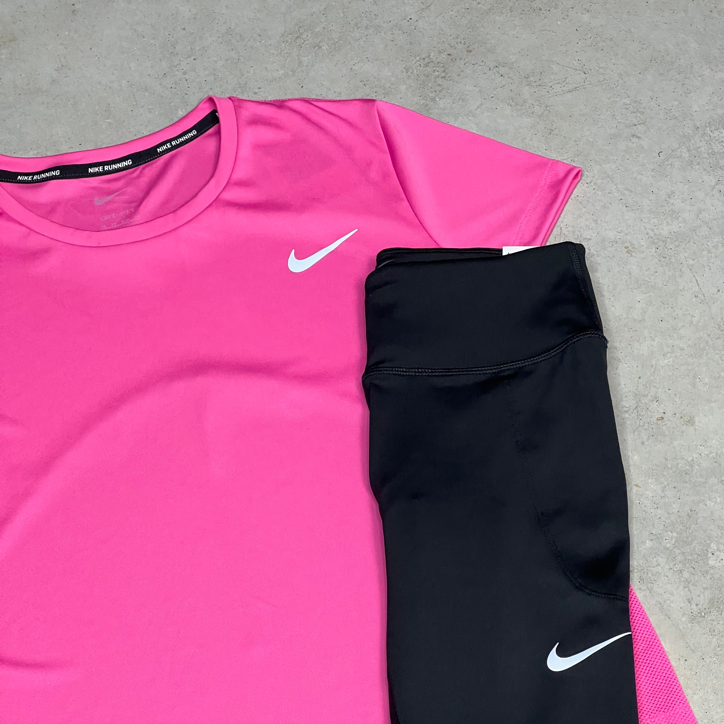 nike shorts and t shirt set womens