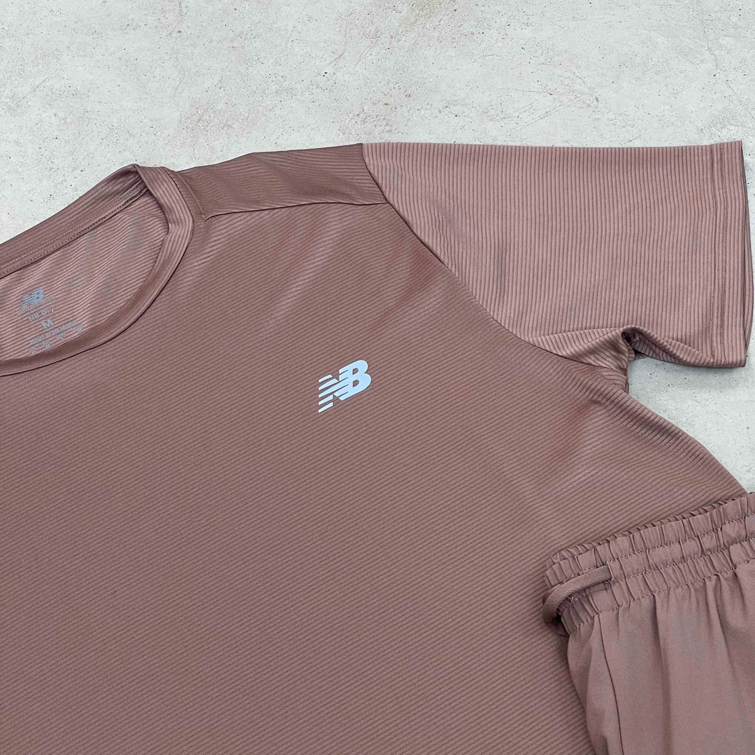 New Balance Short Set Earth Brown