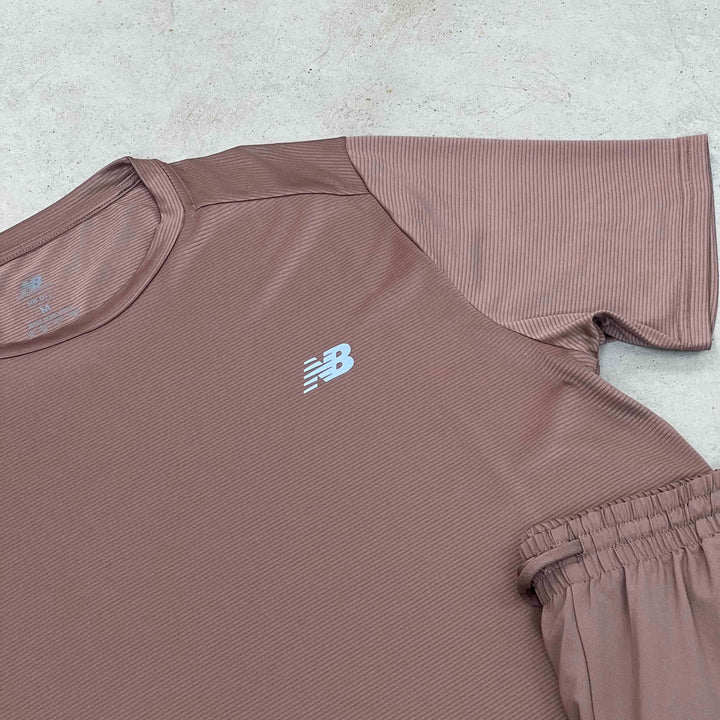 New Balance Short Set Earth Brown