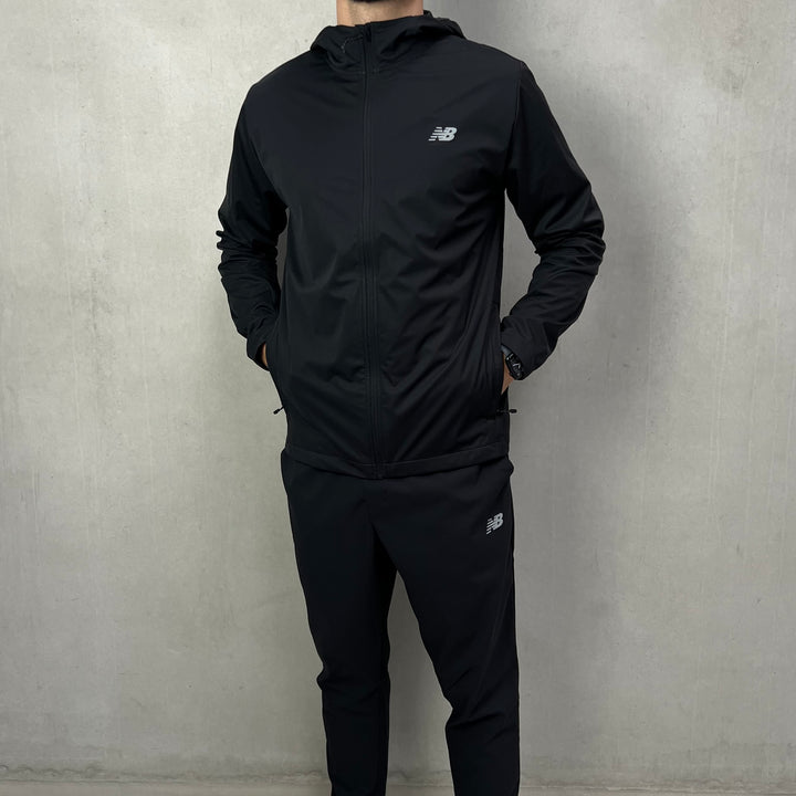 New Balance Reflective Tracksuit Black