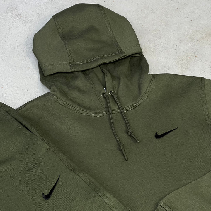 Nike Fleece Hoodie Tracksuit Khaki