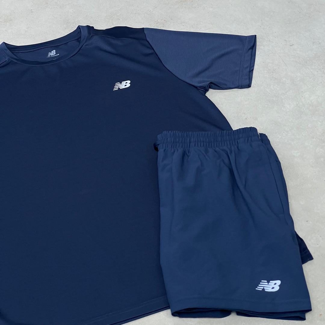 New Balance Short Set Navy