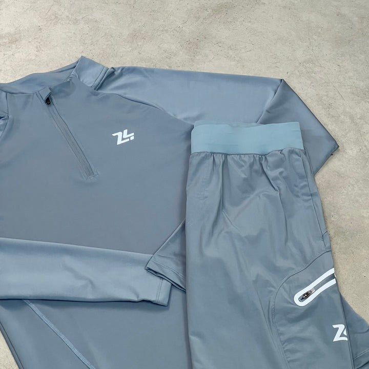 24Motions Dynamic Cargo Tracksuit Slate Blue