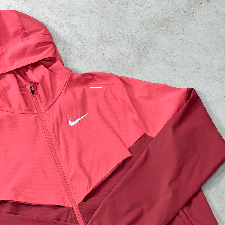 Nike Miler Running Jacket Adobe Red