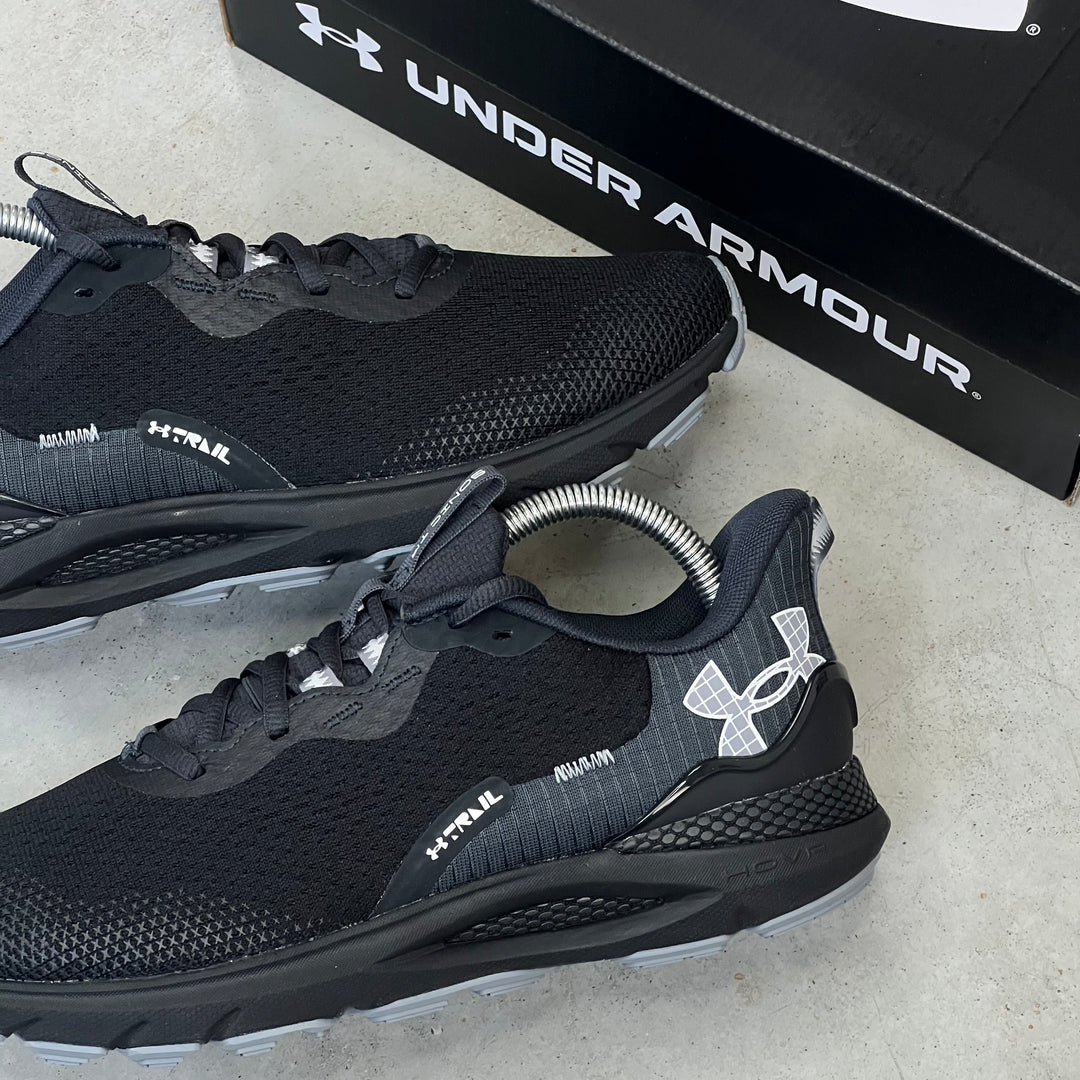 Under Armour Hovr Sonic Trail Trainers Black Grey