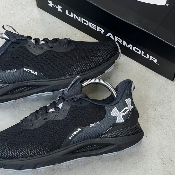 Under Armour Hovr Sonic Trail Trainers Black Grey