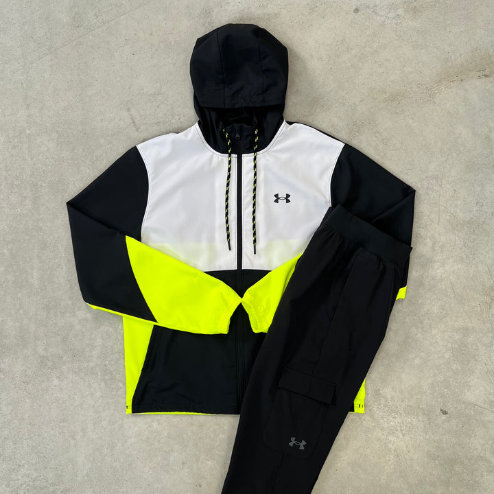 Under Armour Windbreaker Cargo Tracksuit Black Volt