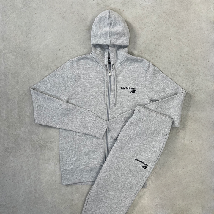 New Balance Fleece Vest Tracksuit Grey