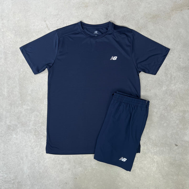 New Balance Short Set Navy