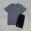Under Armour Launch Short Set Black Grey