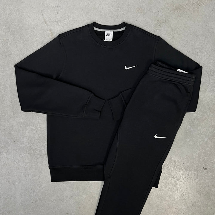 Nike Fleece Tracksuit Black