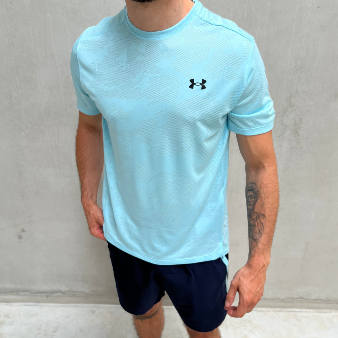 Under Armour Launch Short Set Blue
