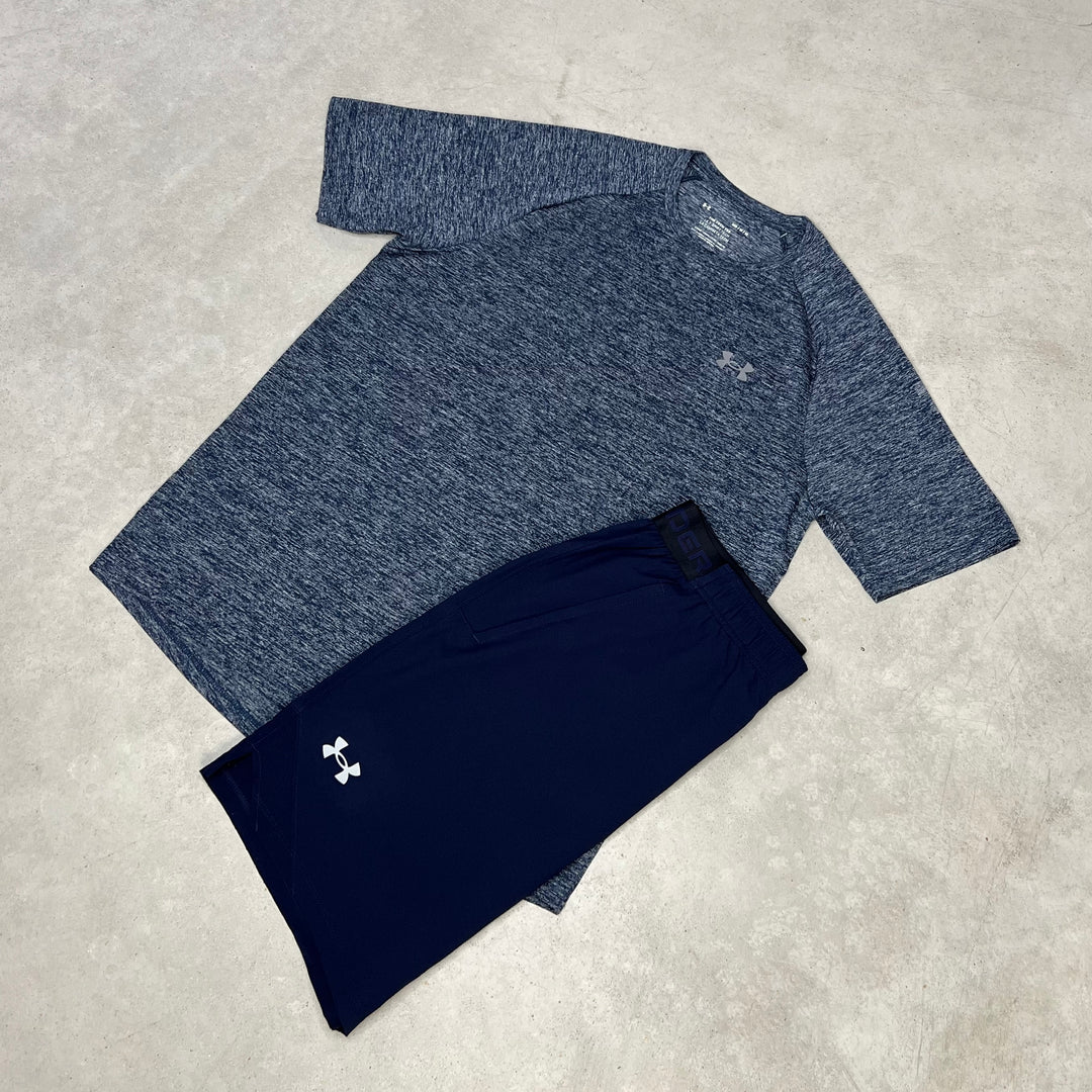 Under Armour Short Set Navy Blue
