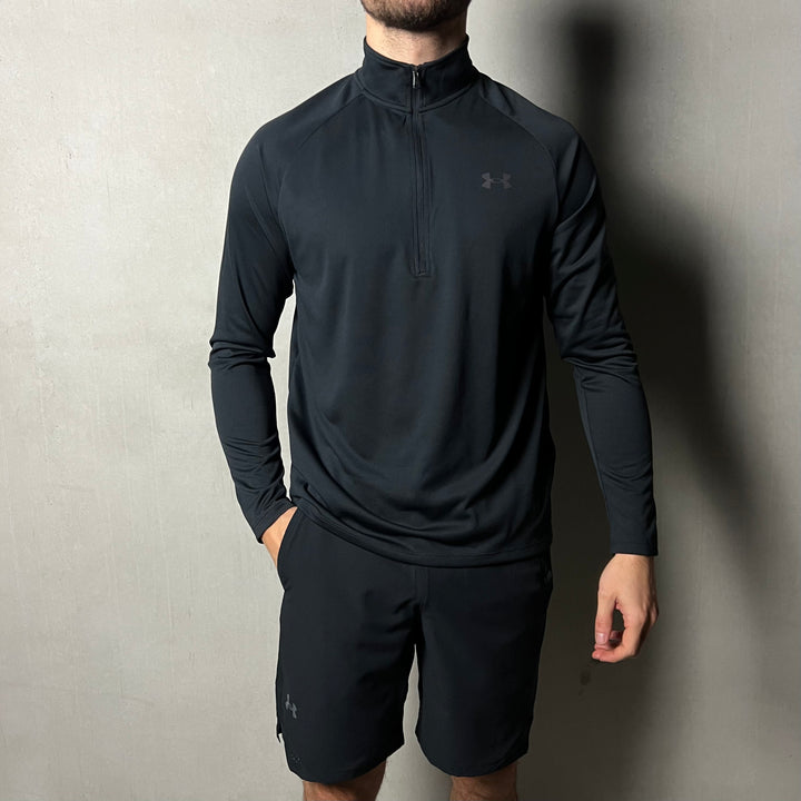 Under Armour Half-Zip Set Black