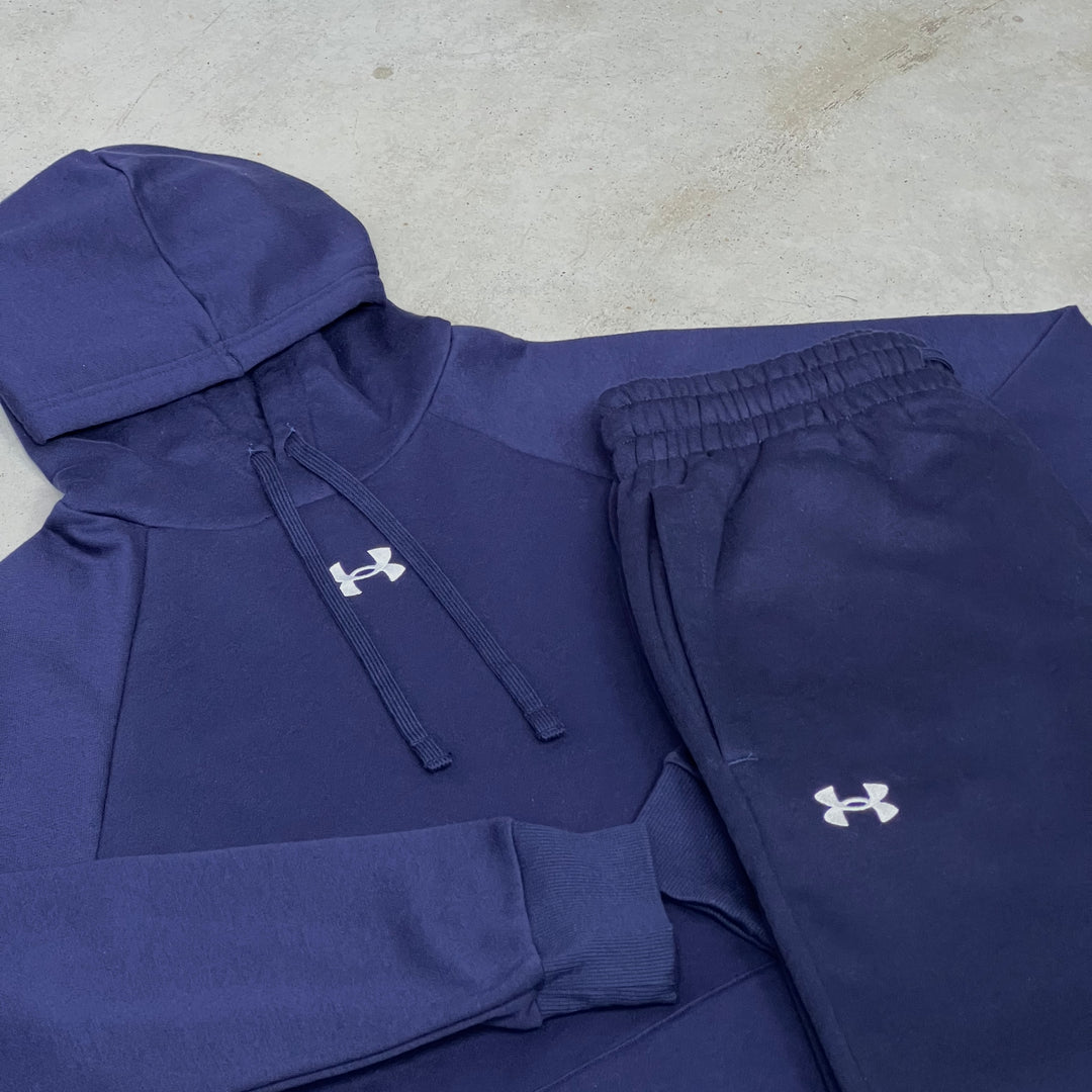 Under Armour Fleece Hoodie Tracksuit Blue