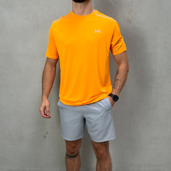 Under Armour Short Set Orange Grey