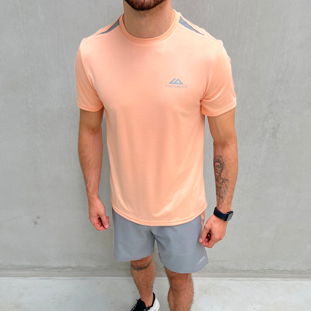 Trailberg Cloud Short Set Peach Grey