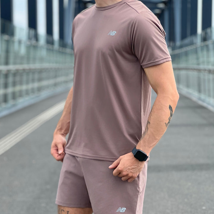 New Balance Short Set Earth Brown