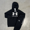Under Armour Fleece Hoodie Tracksuit Black Women