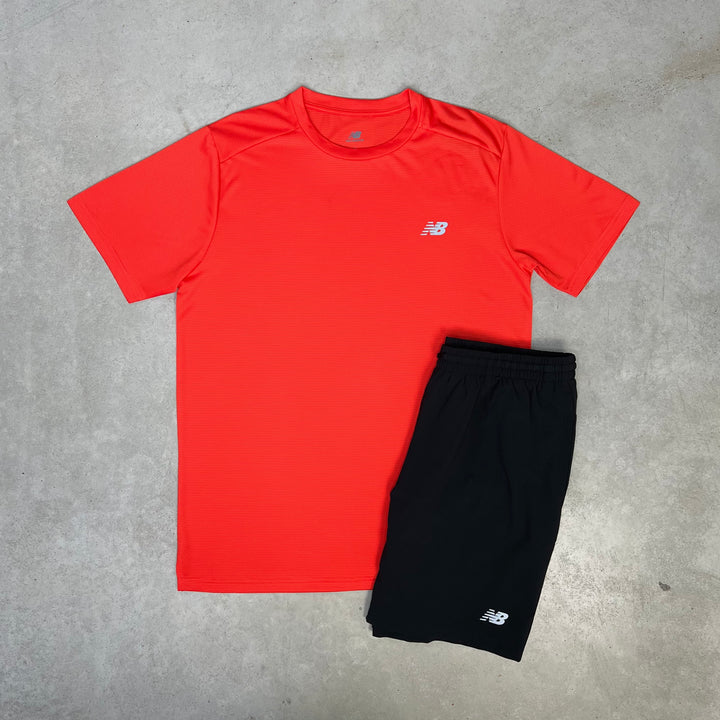 New Balance Short set Black Red