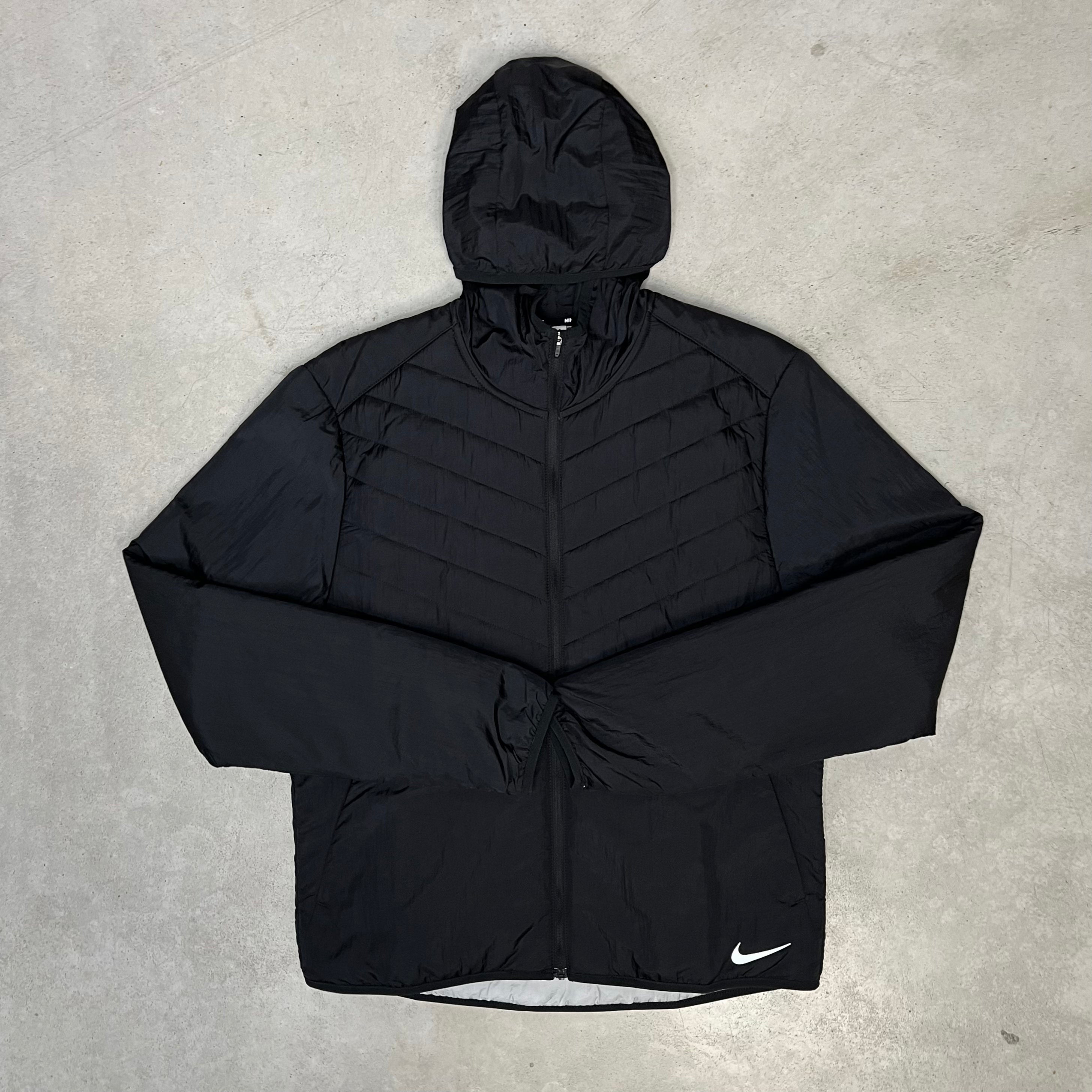 Nike aerolayer store hooded running jacket