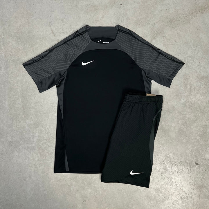 Nike Dri-Fit Short Set Black Grey