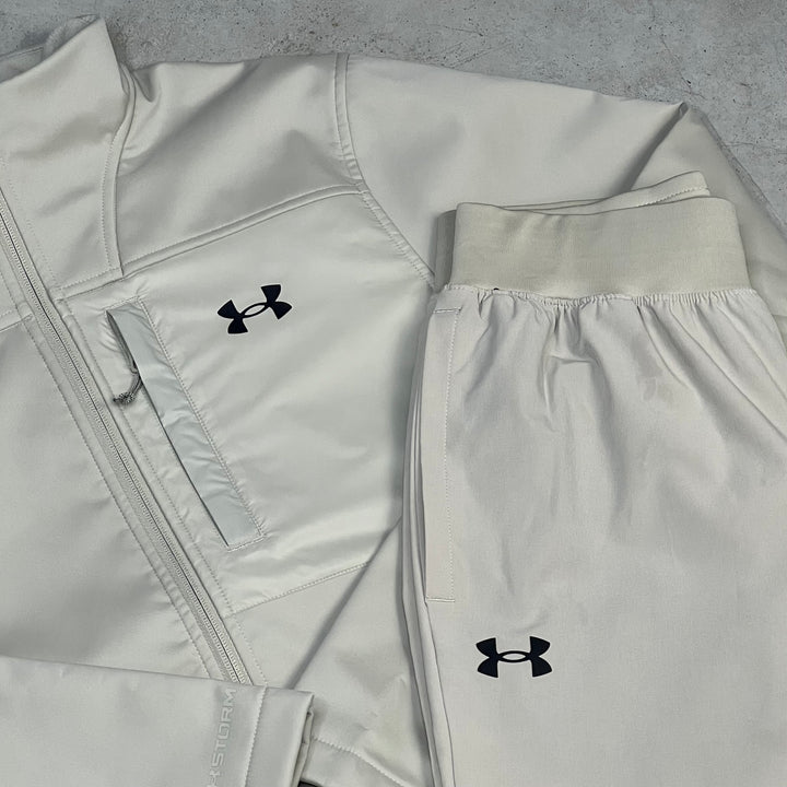 Under Armour Storm Tracksuit Beige