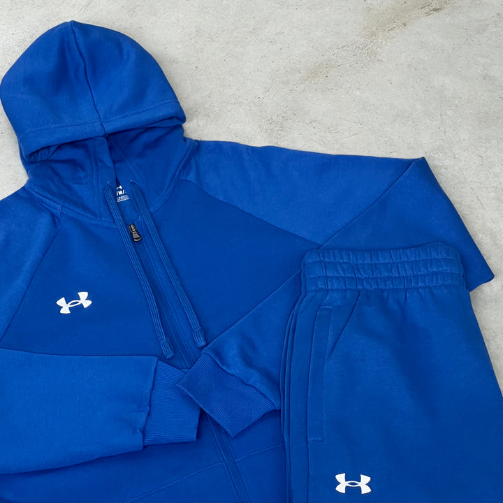 Under Armour Fleece Vest Tracksuit Blue